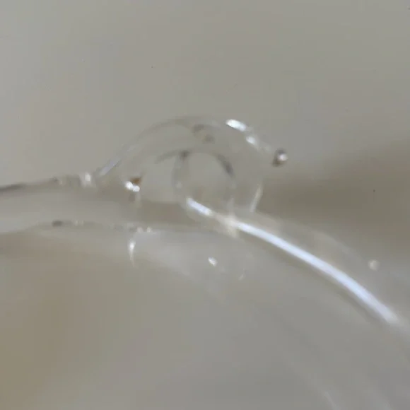 ALEXIS BITTAR Clear Liquid Lucite Ripple Collar Necklace